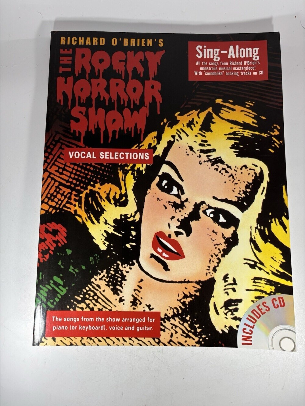 The Rocky Horror Show Sing-Along Piano Keyboard Voice Guitar Lyrics Music & CD